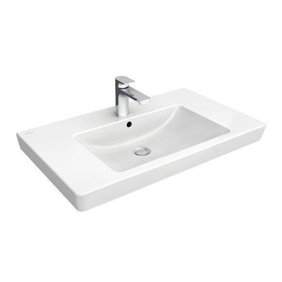 Villeroy & Boch Subway 2.0 pakabinamas praustuvas, 100 x 47 cm, baltas