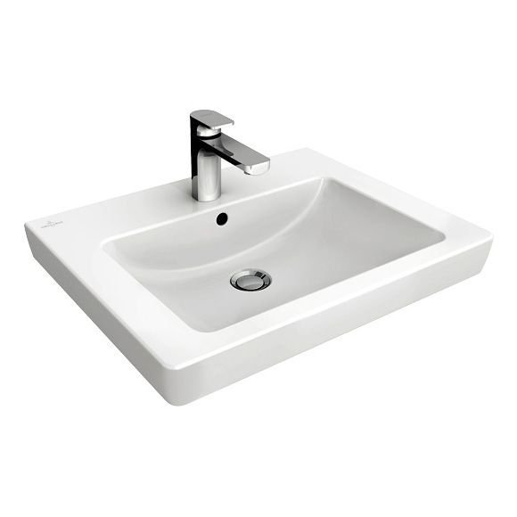 Villeroy & Boch Subway 2.0 pakabinamas praustuvas, galimi matmenys 55 x 44 cm, 60x47 cm, 65x47 cm