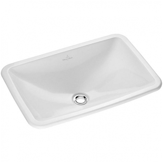 Villeroy & Boch Loop & Friends įleidžiamas praustuvas, 67,5 x 45 cm, baltas