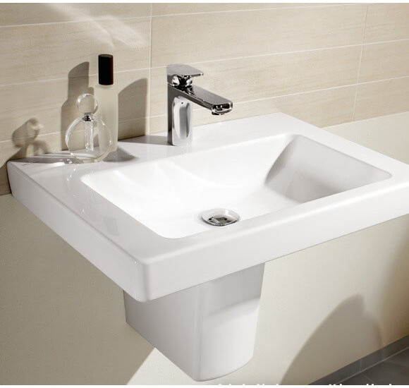 Villeroy - Boch Subway 2.0 praustuvas, 600x470 : Spalva - Balta blizgi (White Alpine) - Ceramic Plus danga