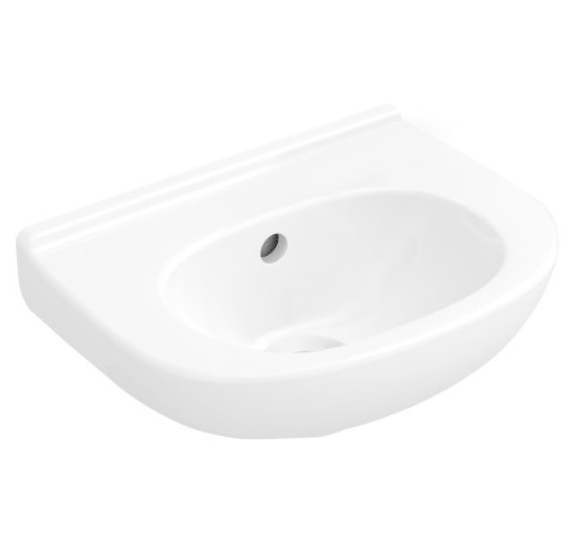 Villeroy - Boch O.Novo compact pakabinamas praustuvas, 360x275 : Spalva - Balta blizgi (White Alpine) - Ceramic Plus danga