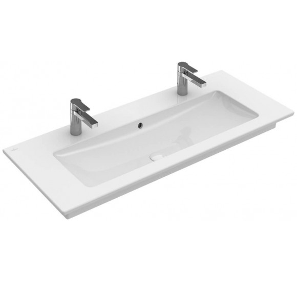 Villeroy - Boch Venticello pakabinamas praustuvas 1200x500 : Spalva - Balta blizgi (White Alpine) - Ceramic Plus danga