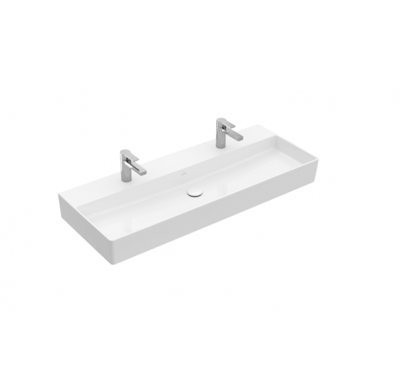 Villeroy - Boch Memento 2.0 pakabinamas praustuvas 1200x470 : Spalva - Balta blizgi (White Alpine) - Ceramic Plus danga