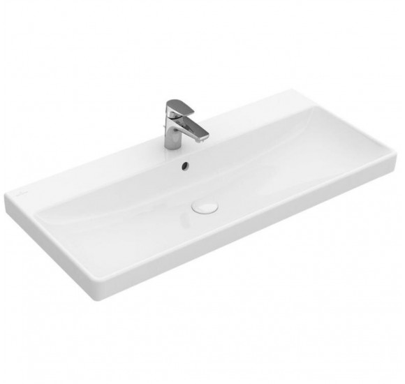 Villeroy - Boch Avento pakabinamas/baldinis praustuvas 80x47cm : Spalva - Balta blizgi (White Alpine) - Ceramic Plus danga