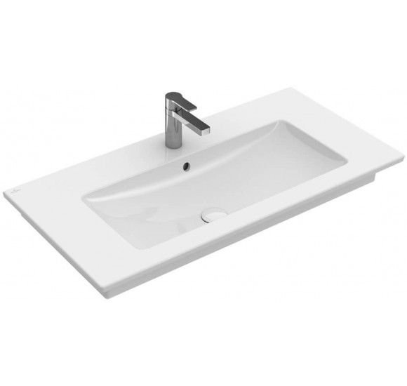 Villeroy - Boch Venticello pakabinamas praustuvas 1000x500 : Spalva - Balta blizgi (White Alpine) - Ceramic Plus danga