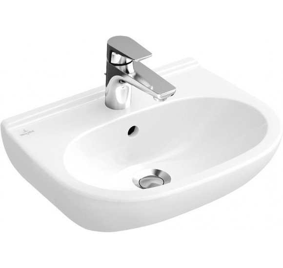 Villeroy - Boch O.Novo compact pakabinamas praustuvas, 550x370 : Spalva - Balta blizgi (White Alpine) - Ceramic Plus danga