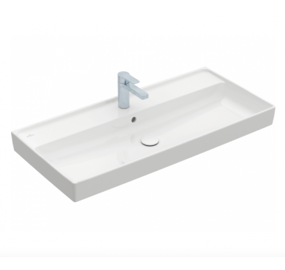 Praustuvas Villeroy - Boch Collaro 100x47cm : Spalva - Balta blizgi (White Alpine) - Ceramic Plus danga