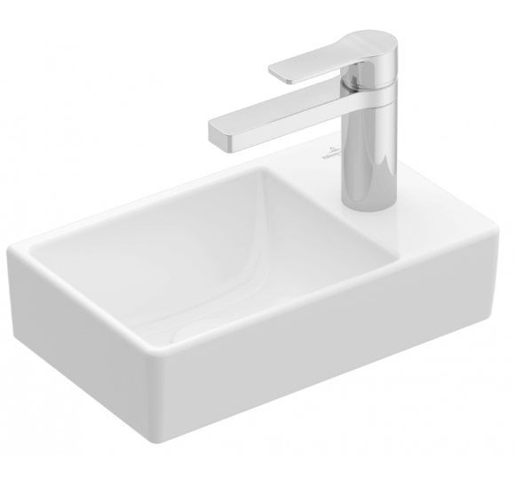 Villeroy - Boch Avento praustuvas 36x22cm L : Spalva - Balta blizgi (White Alpine) - Ceramic Plus danga