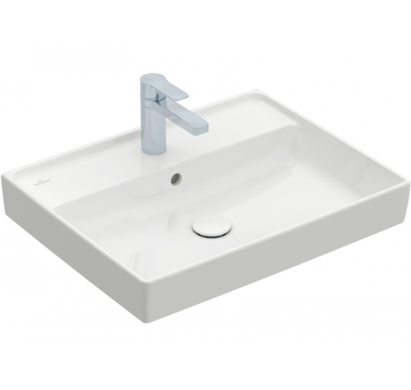 Praustuvas Villeroy - Boch Collaro 60x47cm : Spalva - Balta blizgi (White Alpine) - Ceramic Plus danga