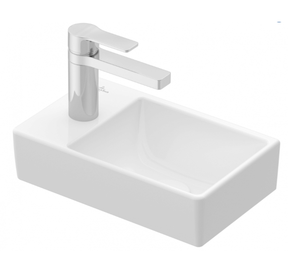 Villeroy - Boch Avento praustuvas 36x22cm R : Spalva - Balta blizgi (White Alpine)