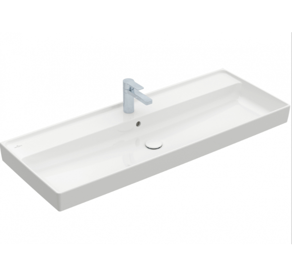 Praustuvas Villeroy - Boch Collaro 120x47cm : Spalva - Balta blizgi (White Alpine) - Ceramic Plus danga