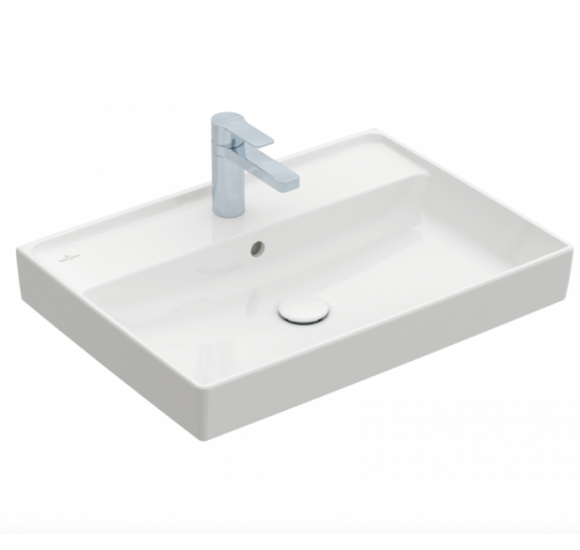 Praustuvas Villeroy - Boch Collaro 65x47cm : Spalva - Balta blizgi (White Alpine) - Ceramic Plus danga