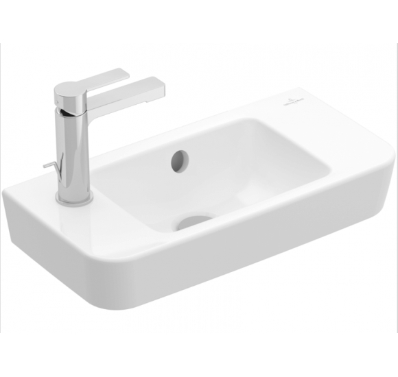 Villeroy - Boch O.Novo praustuvas L 50x25cm : Spalva - Balta blizgi (White Alpine) - Ceramic Plus danga