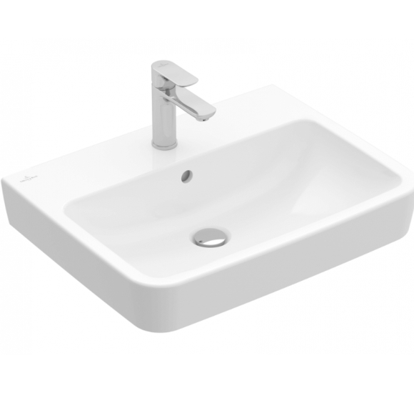 Villeroy - Boch O.Novo praustuvas 55x46cm : Spalva - Balta blizgi (White Alpine) - Ceramic Plus danga