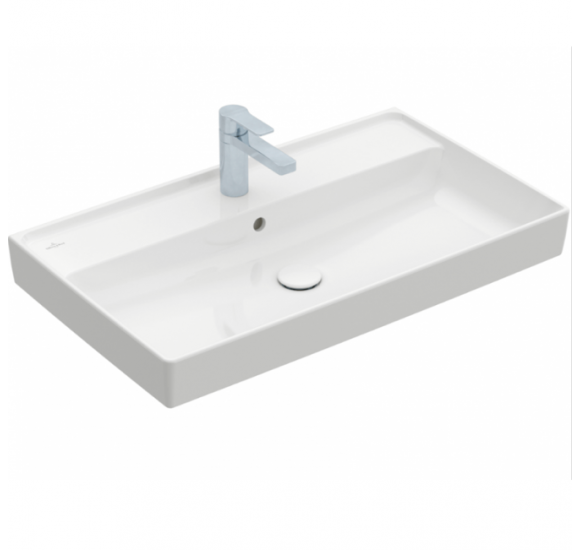 Praustuvas Villeroy - Boch Collaro 80x47cm : Spalva - Balta blizgi (White Alpine) - Ceramic Plus danga