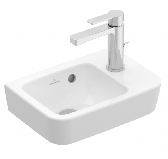 Villeroy - Boch O.Novo praustuvas (pasirenkama pusė) 36x25cm : Spalva - Balta blizgi (White Alpine) - Ceramic Plus danga, Tipas - dešinė pusė