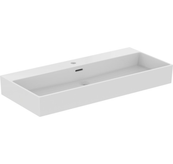 Ideal Standard Extra pakabinamas praustuvas, 100cm : Spalva - Balta blizgi