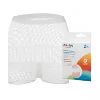 Akuku daugkartinės tinklinės kelnaitės po gimdymo, dydis - XXL, 2 vnt. А0233