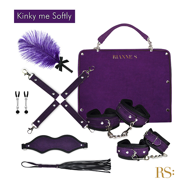 Sekso prekių rinkinys Rianne S Kinky Me Softly Bondage Kit, violetinis