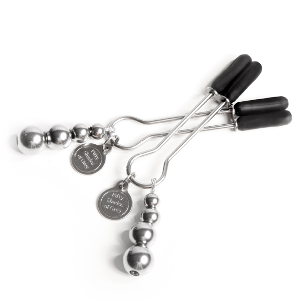 Spenelių spaustukai Fifty Shades Of Grey The Pinch Adjustable Nipple Clamps