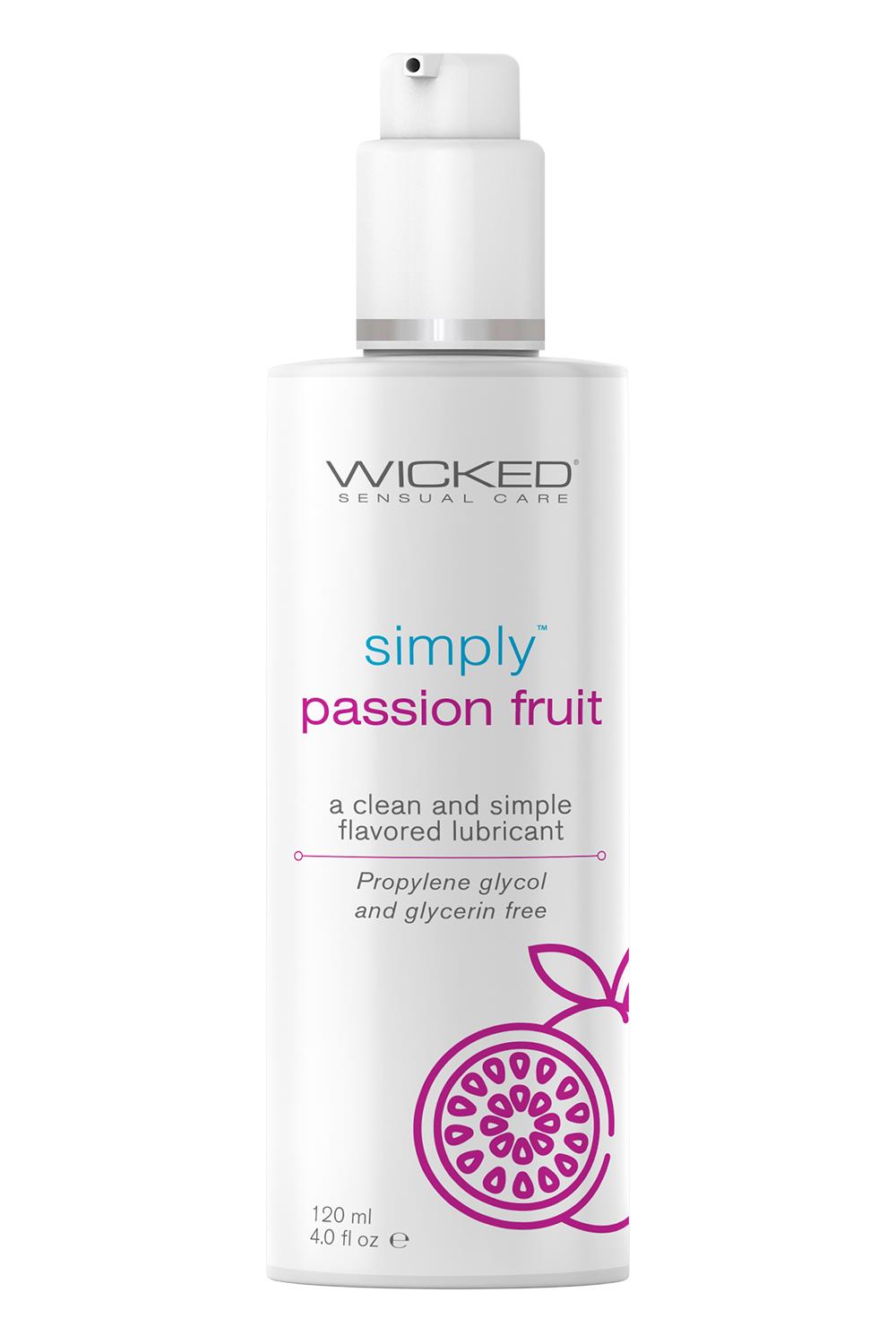 WICKED SIMPLY LUBRICANT PASSION FRUIT 120ML