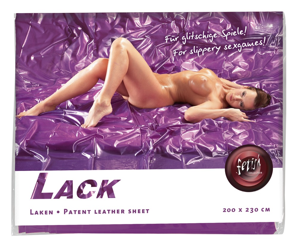 Vinilo paklodė Fetish Collection, violetinė