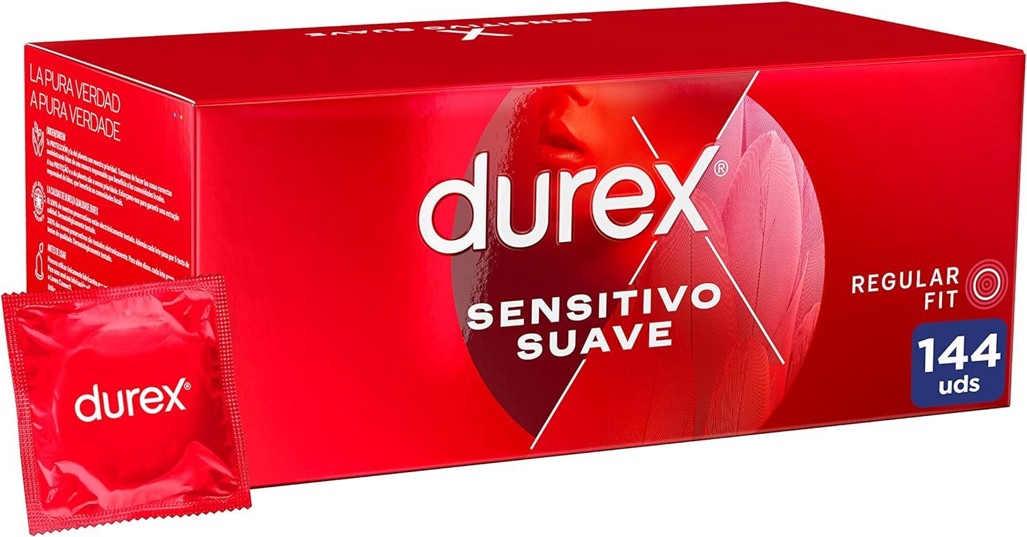 Prezervatyvai Durex Sensivo Suave, 144 vnt.