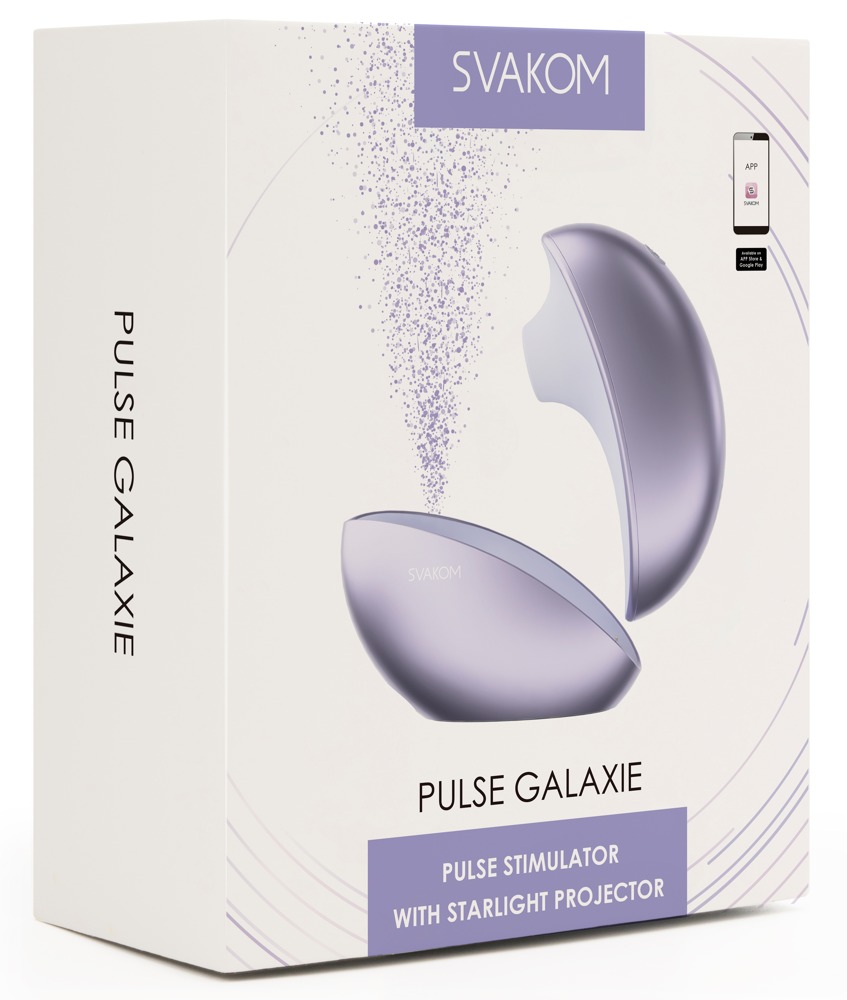 Išmanusis klitorinis masažuoklis Galaxie Lilac