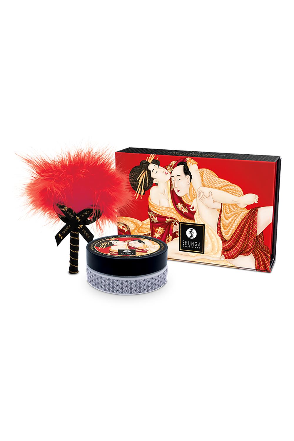 Kūno pudra Shunga Strawberry Body Powder, 75 g