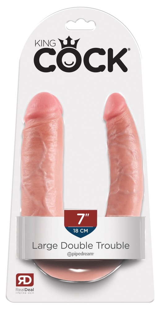 Dvigubas varpos imitatorius King Cock Double Trouble