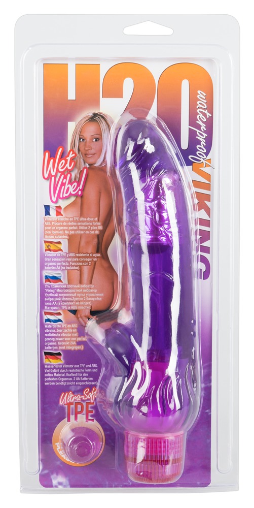 Vibratorius Seven Creations H2O Viking Wet Vibe, violetinis
