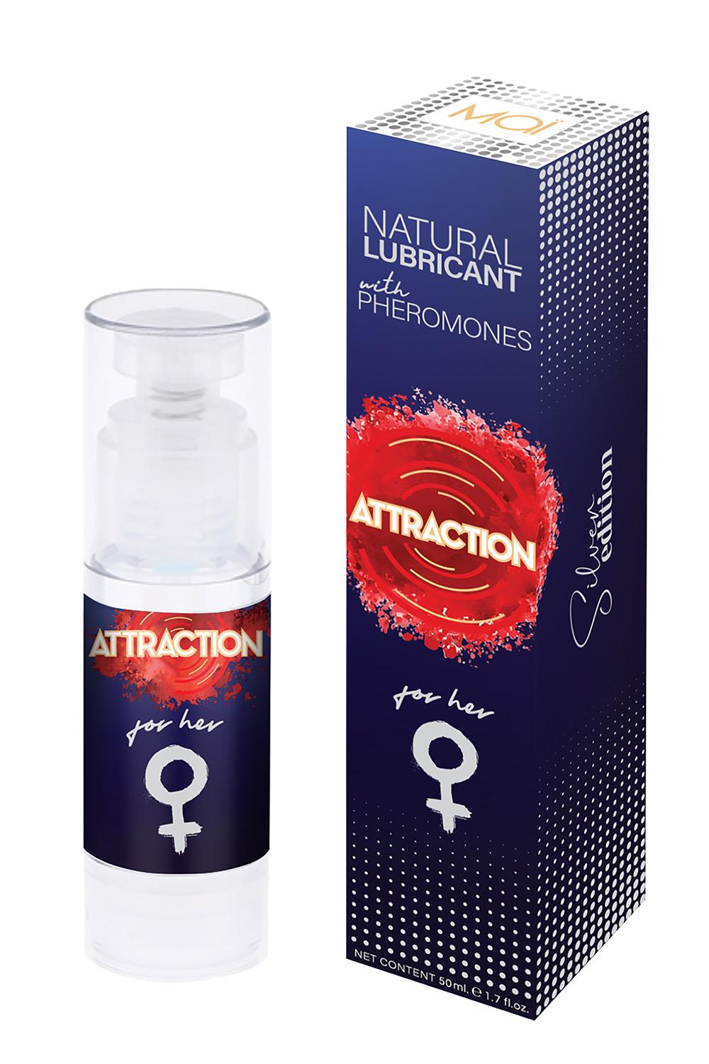 Lubrikantas su feromonais Attraction for her, 50 ml