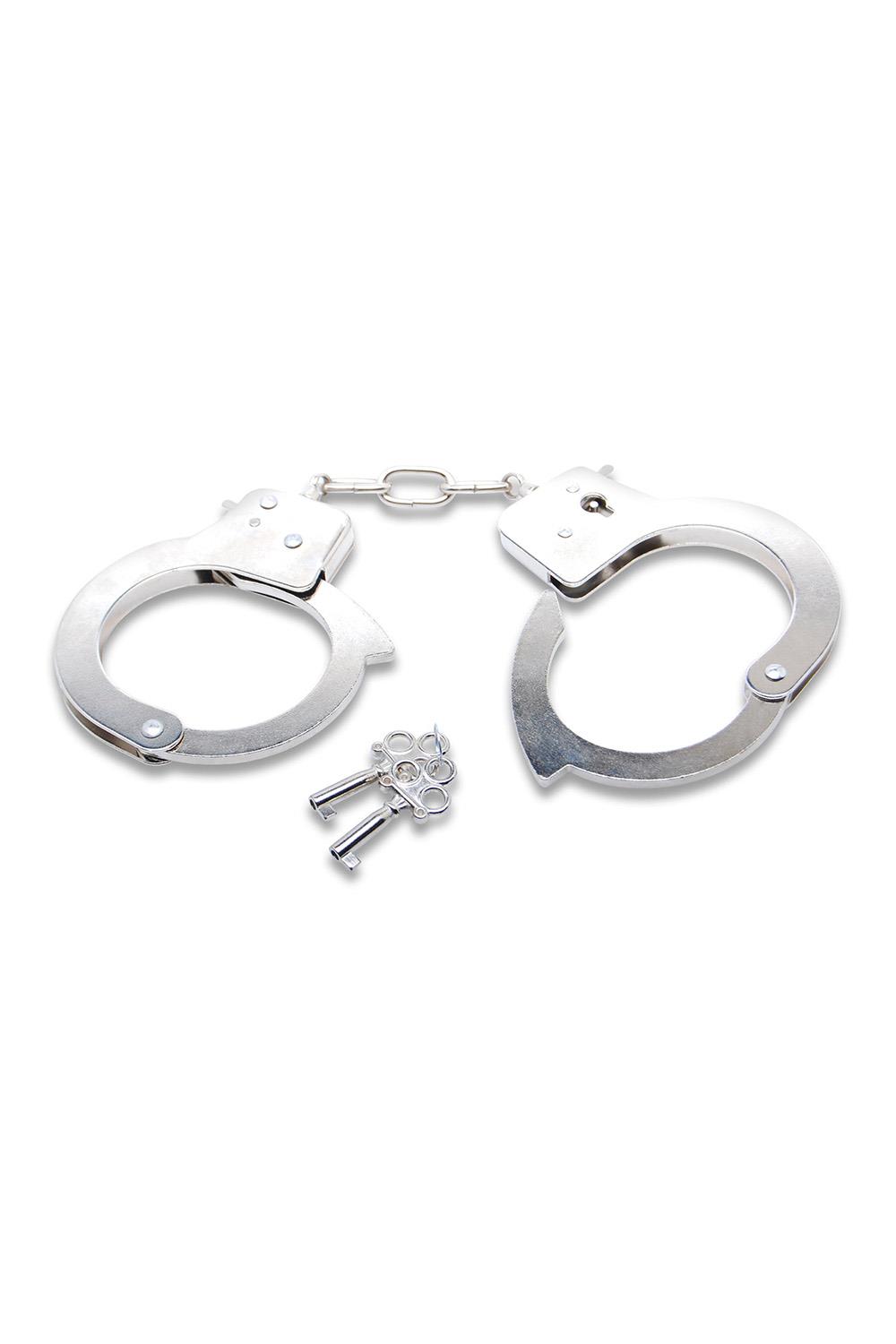 Sekso antrankiai Fetish Fantasy Official Handcuffs, sidabriniai