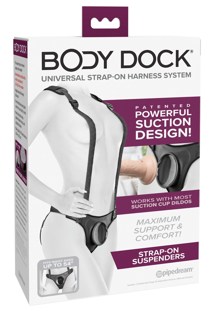 Prisegamos petnešos Body Dock Strap-On Suspenders