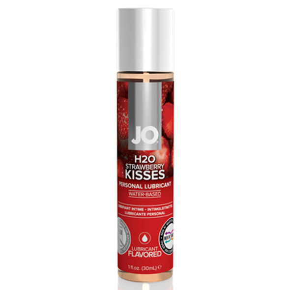 Vandens pagrindo lubrikantas System Jo H2O Strawberry Kisses, 30 ml