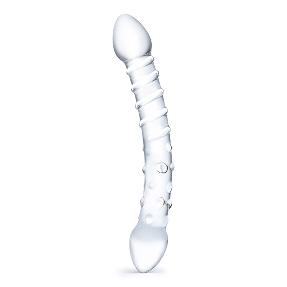 Glas - dvigubas stiklinis dildo