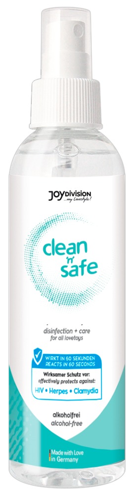 Sekso žaislų valiklis Clean´n´safe Joy Division, 100 ml