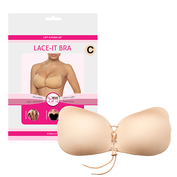 Bye bra - lace-it bra cup c nude