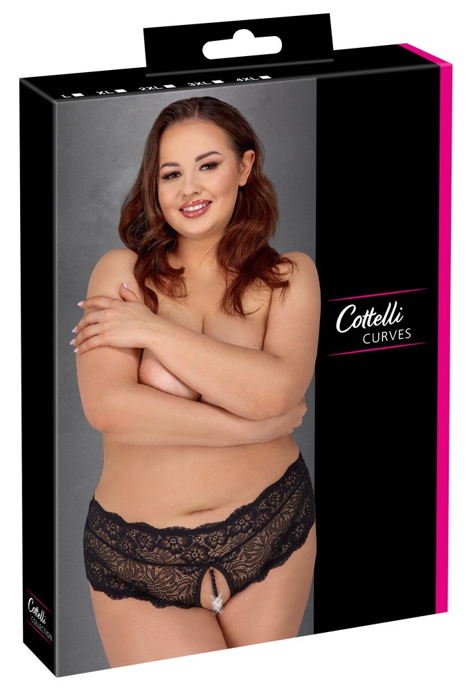 Kelnaitės Cottelli Lingerie, juodos, XXL, 2XL