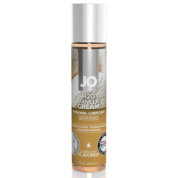 Vandens pagrindo lubrikantas System Jo H2O Vanilla Cream, 30 ml