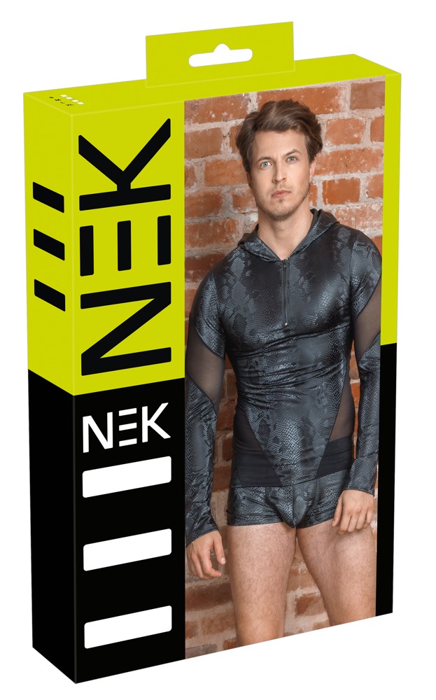 NEK marškinėliai ilgomis rankovėmis, juodi, XL, XL