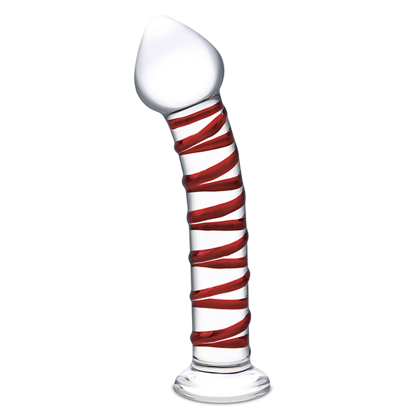 Glasas - ponas Swirly dildo 20,3 cm