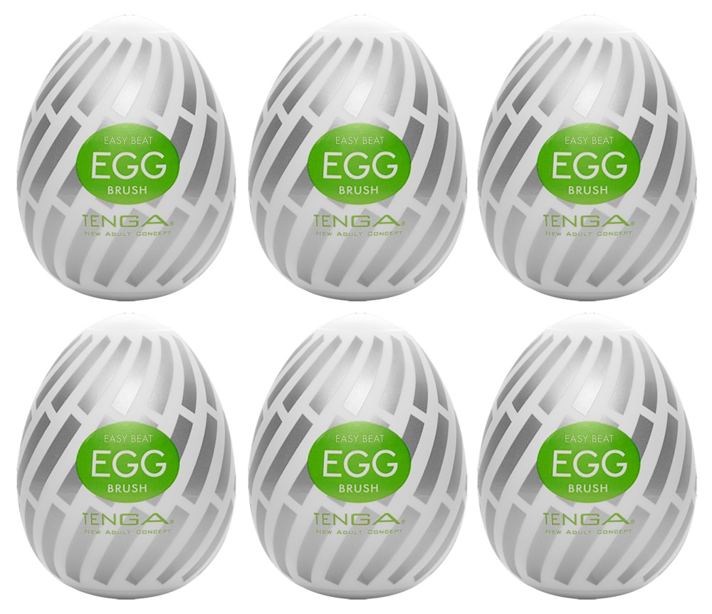 Tenga Egg Brush masturbatorių rinkinys 6 vnt.