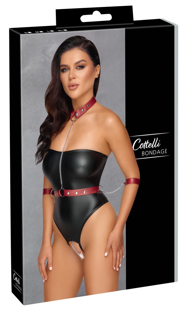 Seksualus bodis Cottelli Tubebody Bondage, M, juodas, M