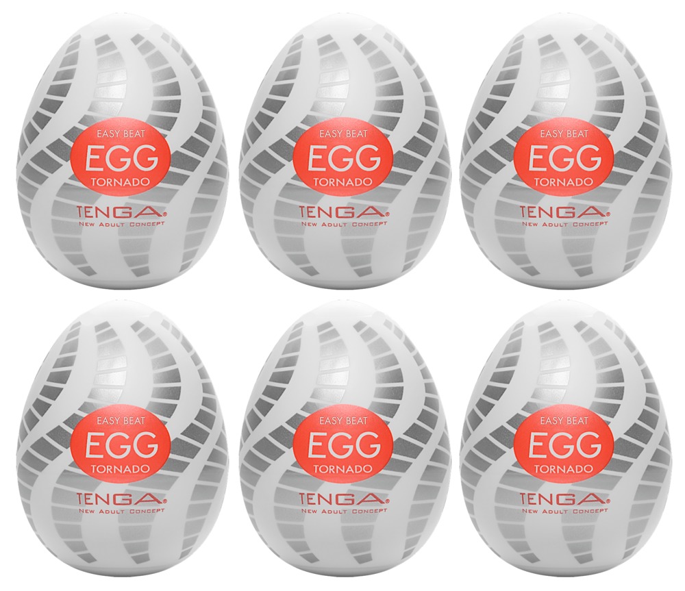 TENGA Egg Tornado - masturbacijos kiaušinis (6 vnt.)