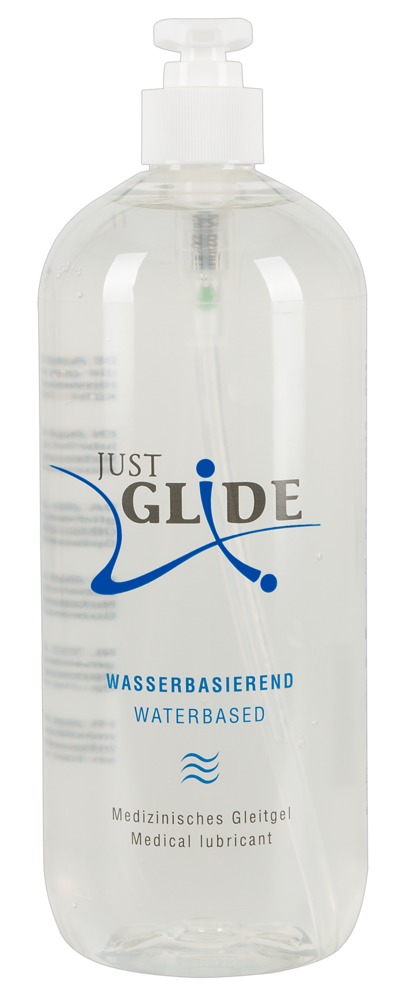 Vandens pagrindo gelis Just Glide Waterbased, 1L