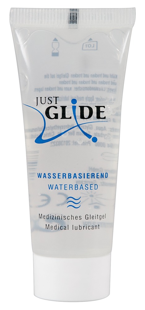 Vandens pagrindo lubrikantas Just Glide Waterbased, 20 ml