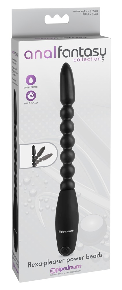 Vibruojantys analiniai kamuoliukai Analfantasy Collection Flexa-Pleaser Power Beads