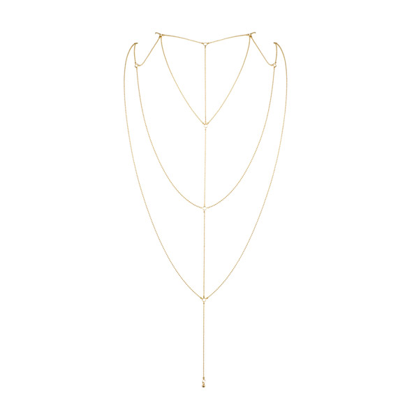 Bijoux indiscrets - magnifique back & cleavage chain gold