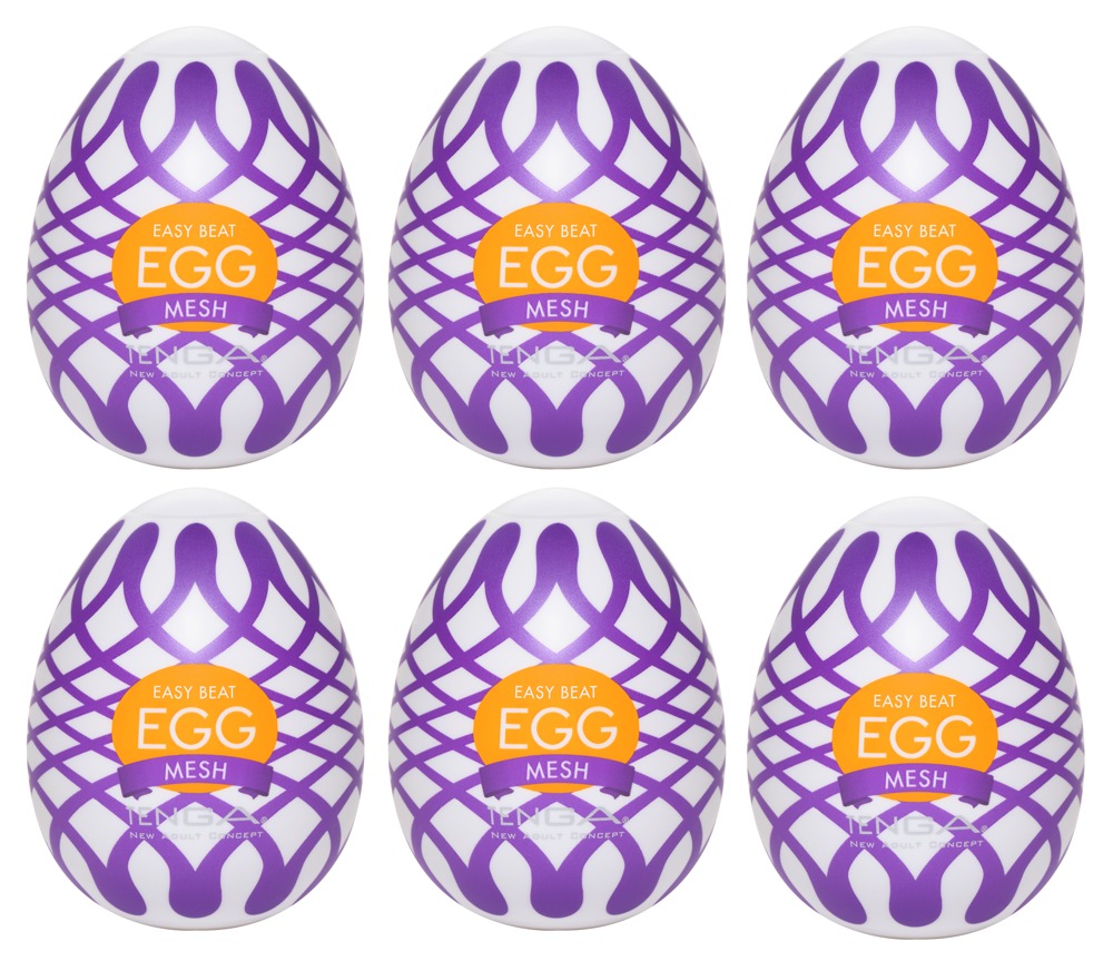 Tenga Egg Wonder Mesh masturbatorių rinkinys 6 vnt.